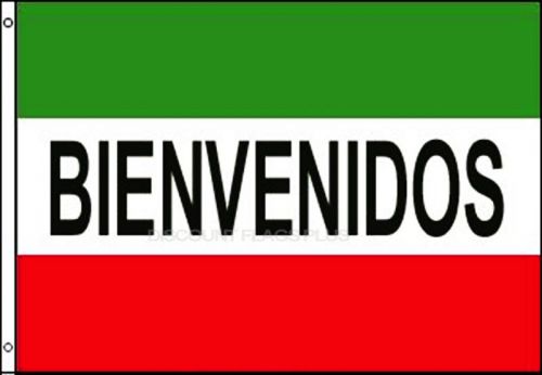 BIENVENIDOS  Flag 3x5 Polyester