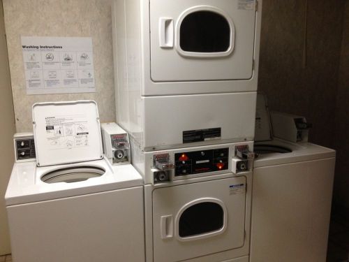 Commercial coin-operated speed queen washers &amp; dryers (on location) see pictures for sale
