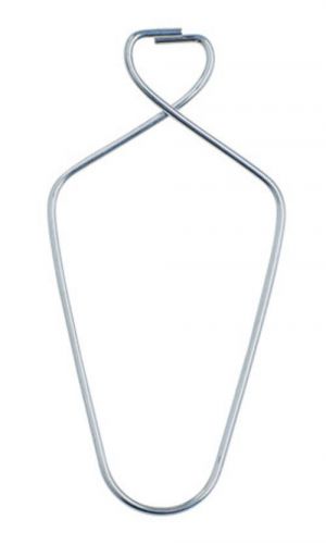 Packs of 100 Clothing Hangers Pinch Clip for Grid Ceilings Brushed Silver Finish