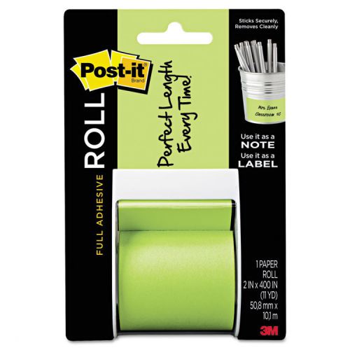 Post-it® Full Adhesive Label Roll Green