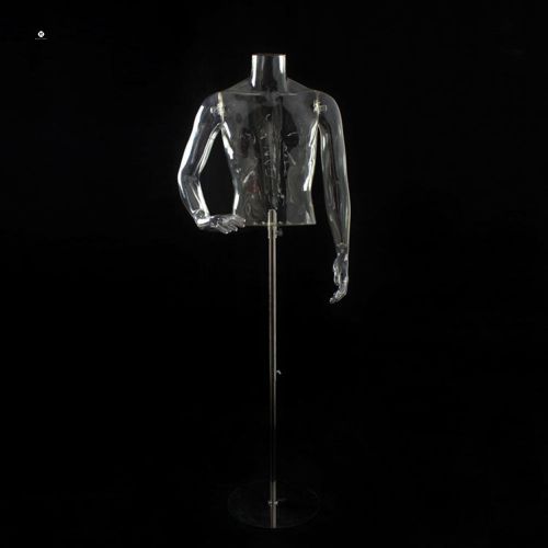Muscle Half Body Plastic Man Model Displays~QianWan Displays