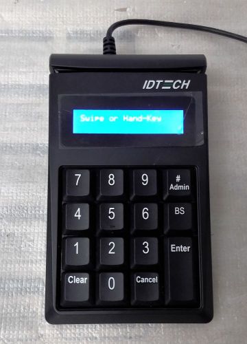ID Tech IDKE-534833BL USB SecureKey  Keyboard