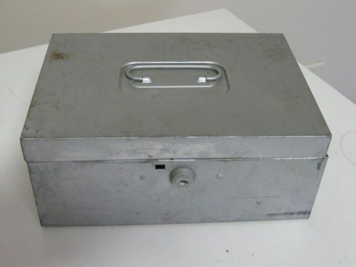 Vintage Steelmaster Cash Box Aluminium? 10x7