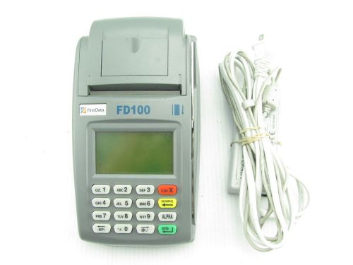 First Data FD100 Credit Card Terminal Machine