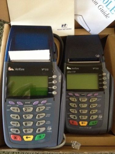 2 Credit Card Machine 1 New VeriFone VX510 GPRS 12Mb Credit Card Terminal