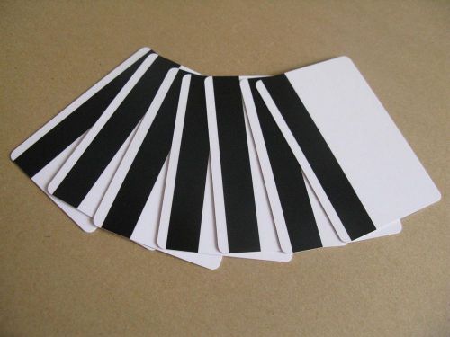 50pcs, printable,Hi-Co, magnetic swipe card, blank PVC card with protective film