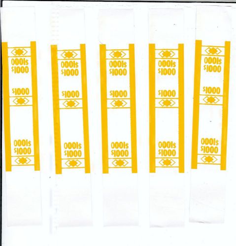 (25) X  $1000.00 Currency Bill Straps