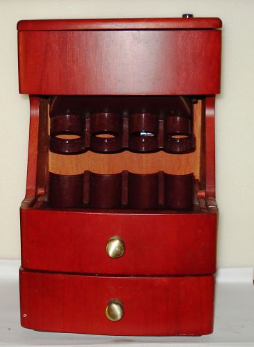 Deluxe Valet Wooden Motorized Coin Sorter   for parts or repair