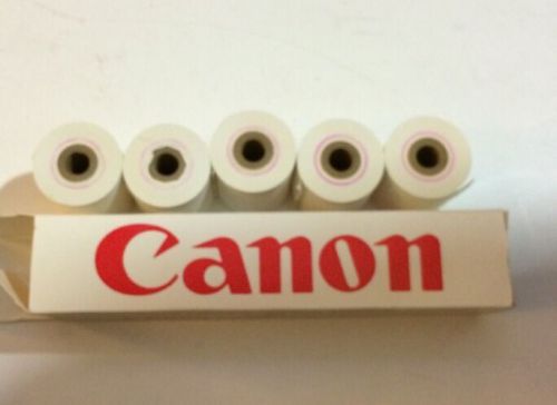 5 canon calculator paper rolls for palm printer bond paper four packs (20) for sale