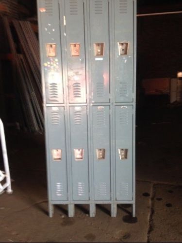 Metal Lockers LOT 16 Used Storage Employee School Spa Gym Store Backroom Studio
