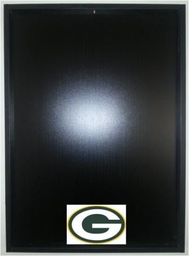 Jersey Display Case Frame Black Football Green Bay Packers Logo Decal Incl. NEW