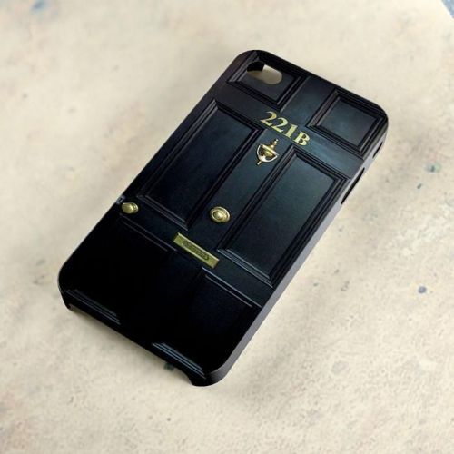 Sherlock Holmes 221B Door Case A92 iPhone 4/5/6 Samsung Galaxy