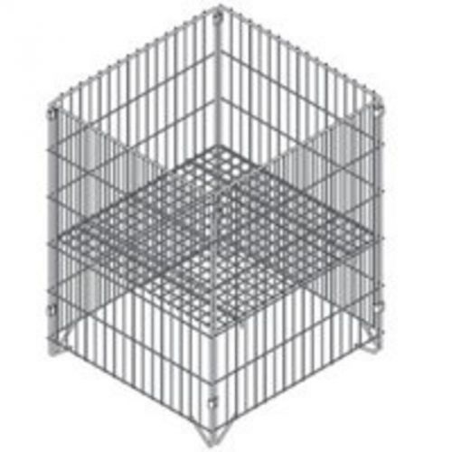2x2 black bin adj shelf grid southern imperial inc wire dump bins r40-cldb-sqk for sale