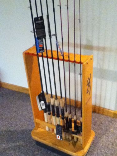 Browning fishing rod display / holder (store display/ advertisement) for sale