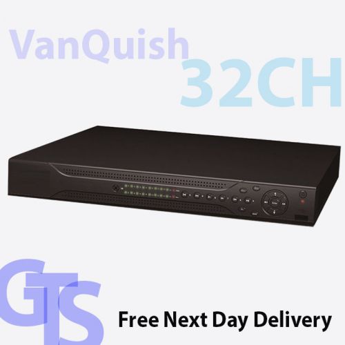 Vanquish 32 channel hdmi 32ch cctv network dvr machine system wifi 3g cloud for sale
