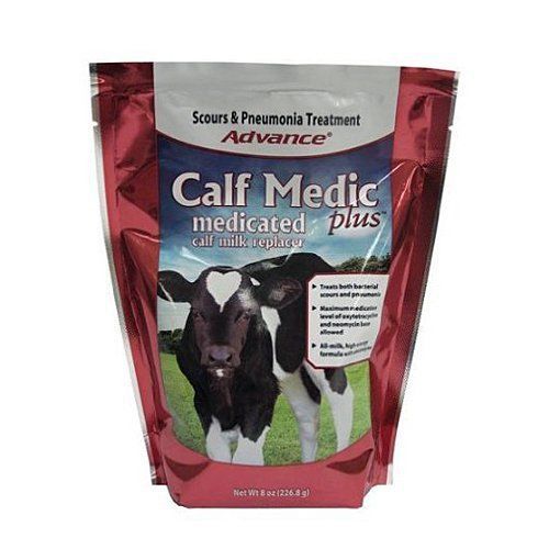 Advance 700049 Calf Medic Plus Scours and Pneumonia Treatment Calf Milk Replacer