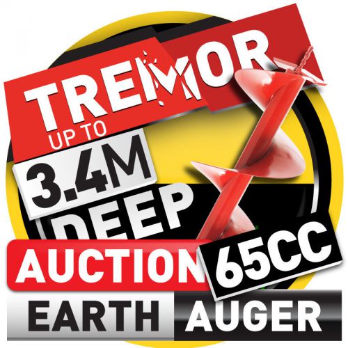 New tremor 65cc petrol post hole digger fence borer bits earth auger drill bit for sale