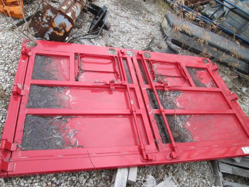 New omaha 2 section full opening 52&#034; grain doors w/grain trap part for sale