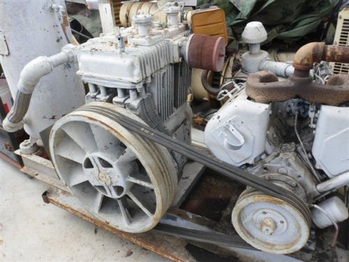 Quincy air compressor - 4 cylinder wisconsin gas – 40 hp for sale
