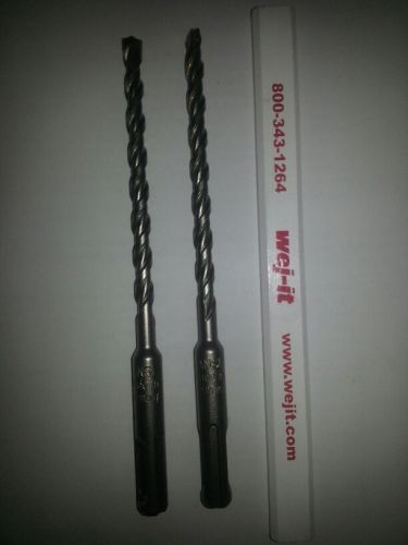 SDS 1/4 x 6  2-Cutter SDS-Plus Milwaukee Hammer Bit 2 Each 1 Carpenter Pencil