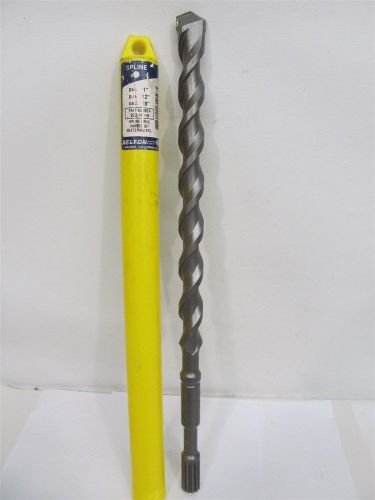 Relton 202-16-18, 1&#034; x 12&#034; x 18&#034;, Spline Drive Hammer Drill Bit