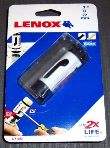 Lenox Tools 1771953 7/8&#034; Bi-Metal Speed Slot Hole Saw