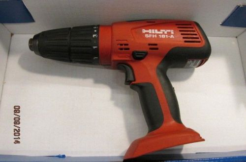HILTI  SFH 181-A  cordless 18V  hammer drill/drill/driver bare tool used (485)