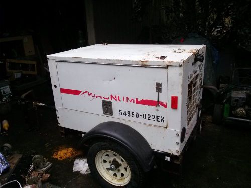 Magnum diesel generator, 6 kw, trailer mounted low hour for sale