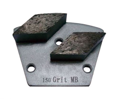 150 grit double rhombus grinding plate soft bond trapezoid scraper concrete for sale