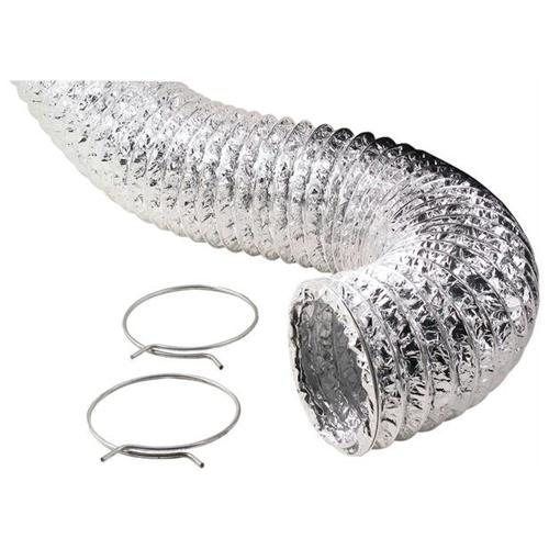 Fo405msx aluminum ducting with 2 spring clamps (superr-flex? transition ducting; for sale
