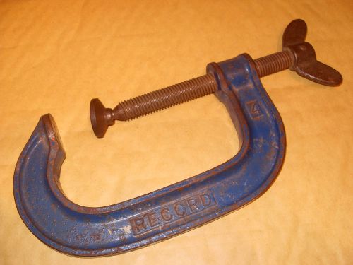 Record 4&#034; G Cramp / Clamp - Made In England - As Photo,