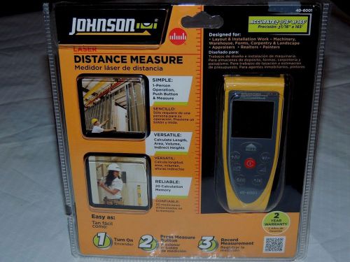 Johnson Level 40-6001 Multi-Use Battery Operated Laser Distance Measuring Tool