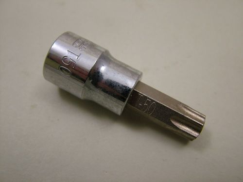 Torx star bit socket 3/8&#034;drive t50 endura brand industrial quality, crv/s2 steel for sale