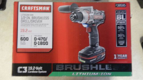 Craftsman c3 19.2-volt brushless drill driver brand new -  938595 for sale