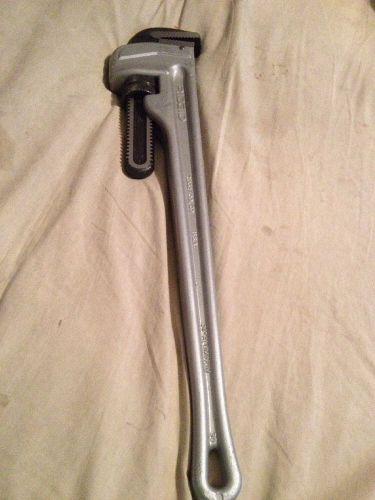 Ridgid 24 aluminum pipe wrench for sale