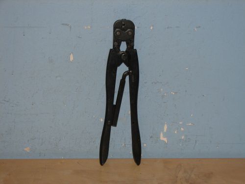 Amp 69258 c pidg 16 hand ratchet crimp tool crimping, crimper for sale