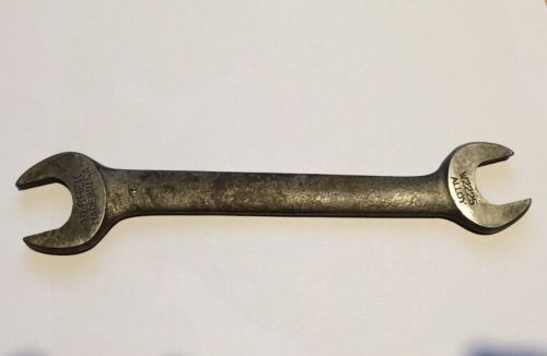 Vlchek tool u.s.a. made 11/16&#034; x 25/32&#034; heavy duty double open end wrench w2225 for sale