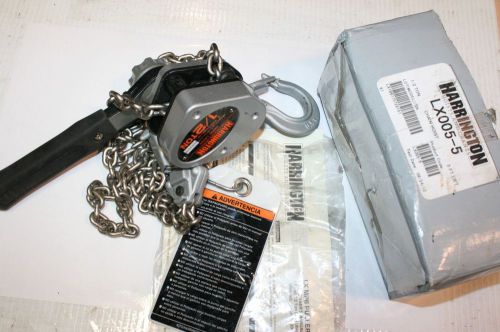 HARRINGTON CAP 1000LB MINI LEVER PULLER LX005-5 Lever Chain Hoist JAPAN