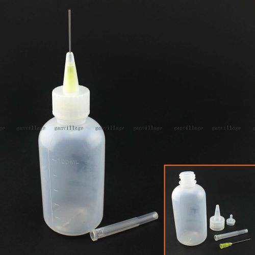 100ml Needle Tip Soldering Dispenser Bottle For Rosin Flux Oil DIY Handwork Tool