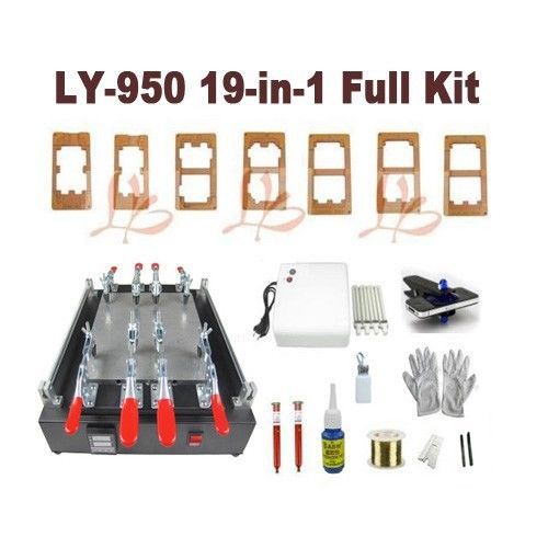 Screen separator kit ly 950 lcd separator 19-in-1 for phone &amp; pad mobile screen for sale