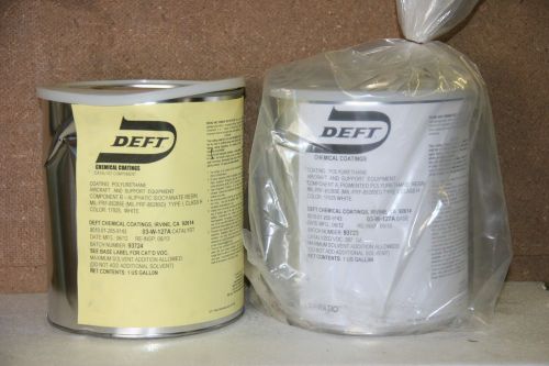 Deft polyurethane topcoat paint kit 03-w-127a (white 17925) 2 gal for sale