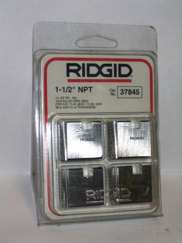 NOS RIDGID 1 1/2&#034; NPT dies pipe threading #37845 chasers drop head USA