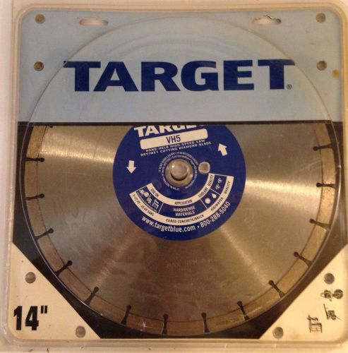 Target 14&#034; Diamond Blade for Hard/Dense Materials (Wet or Dry)