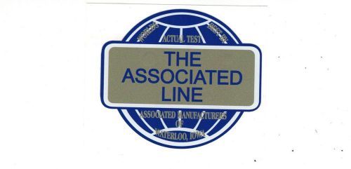 The Associated Line Amanco Gas Engine Motor Hit &amp; Miss Decal