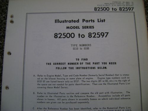 briggs and stratton parts list model series 82500 to 82597
