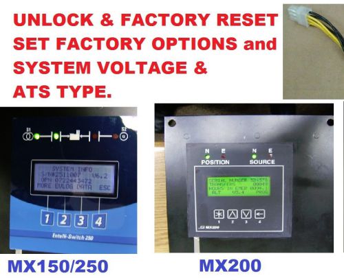 Configurator Key For GE Zenith Automatic transfer switch ATS - MX200 MX150 MX250
