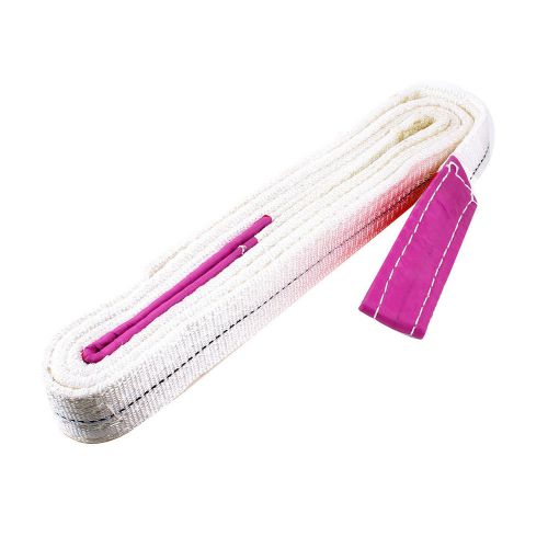 2.8m 9.2ft straight capacity hoist web tow strap white for sale