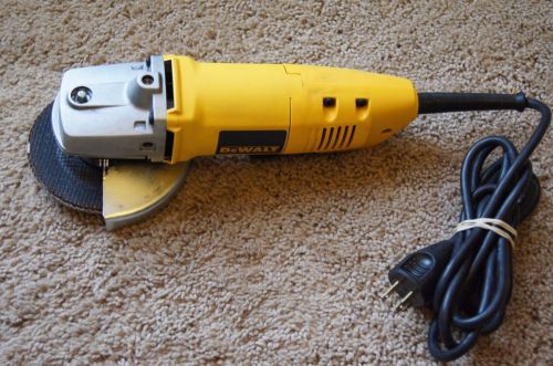 DeWalt DW402 Corded Electric 7.5A Small Angle 4 1/2&#034; Grinder Type 5 Paddle Switc