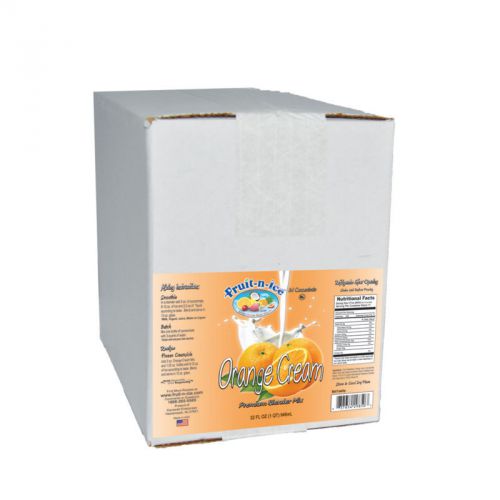 Fruit-n-ice - orange cream blender mix 6 pack case free shipping for sale