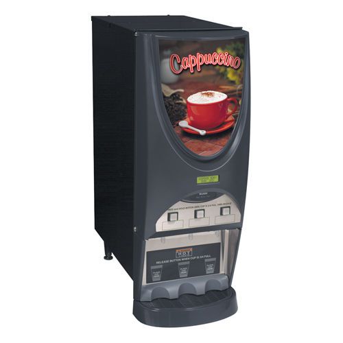 Bunn 38600.0001 iMIX Silver Series Hot Beverage System W/ 3 Hoppers Cappuccino +